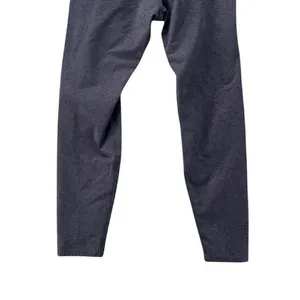 Popflex Gray Crossover Cropped Leggings Size Large Heathered Activewear Yoga thumbnail 5