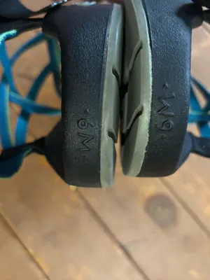 Chaco ZX/2 Classic sandals featuring blue and green patterned straps thumbnail 2