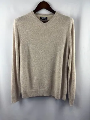 Women’s Nordstrom Medium Beige Cashmere Sweater thumbnail 1