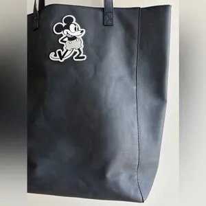 Disney Store Mickey Mouse Greyscale Tote Bag, Women’s Disney Collection Tote thumbnail 6
