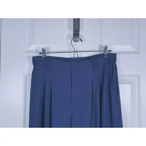 Halara Breezeful High Rise Wide Leg Palazzo Pants Size Large Tall Blue Career thumbnail 5