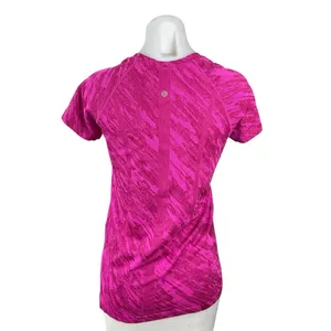 Lululemon Swiftly Tech 2.0 Pink Camo Short Sleeve Athletic T Shirt Tee Top S-M thumbnail 3
