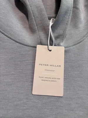 Peter Milar Ryder Cup 2025 Embroidered Light Gray Hoodie size small NWT thumbnail 2