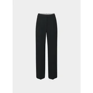 Aritzia Effortless Pant Wide Leg Trouser Size 00 Black Office Career Pleated thumbnail 13