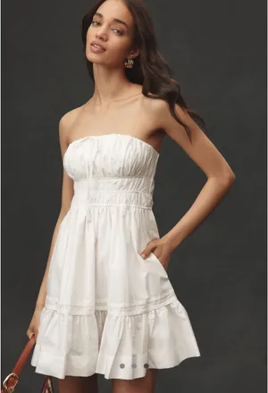 Anthropologie Somerset Mini Dress #Bridal #NWT thumbnail 3
