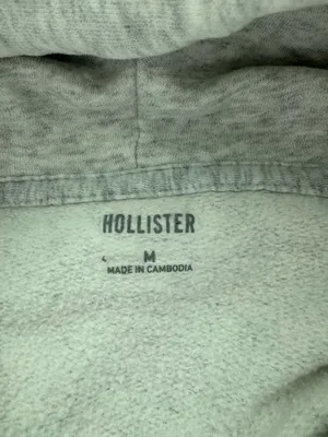 Hollister Light Grey Hoodie thumbnail 3