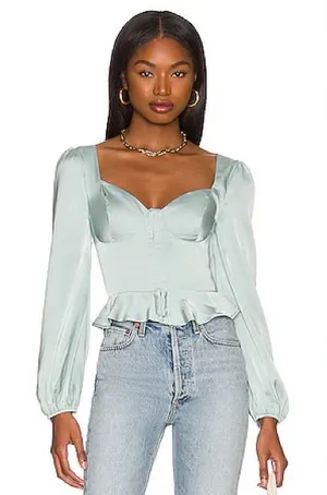 ASTR Hook & Eye‎ Front Peplum Top thumbnail 1