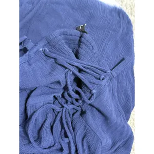 Torrid Navy Tie Dye Lace Up Back Maxi Dress Womens Plus Size 1 1X Boho Sundress thumbnail 9