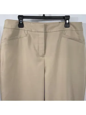 Chico’s Fabulously Slimming 00 Khaki Capri Pants NWT thumbnail 2