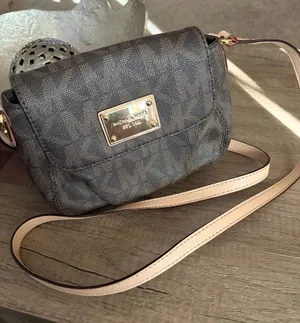 Michael Kors Signature Coated Canvas and Leather Flap Crossbody Bag thumbnail 1