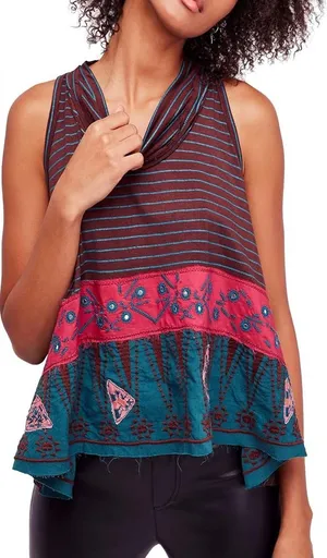 Free People North South Tank Top Size Small thumbnail 1