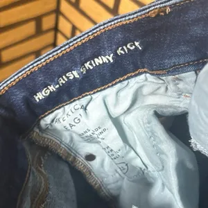 American Eagle Next Level Stretch High Rise‎ Skinny Kick Jeans Size 10 Short thumbnail 5