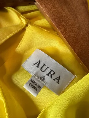 Aura Maxi Dress Yellow Size XS thumbnail 5