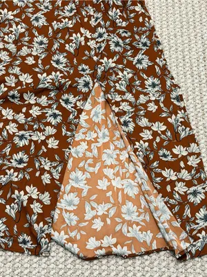 La Ligne x Target Floral Smocked Bodice Midi Dress XL thumbnail 11