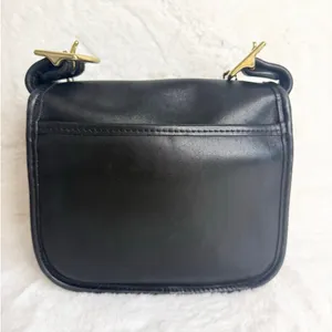 Vintage Coach Legacy 9965 Black Small Flap Bag thumbnail 3