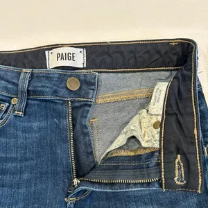Paige Denim Flare Jeans Size 25 Dark Wash | Premium Stretch Bootcut Mid Rise thumbnail 11