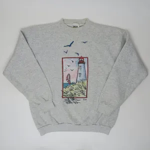 Vintage 90s Tultex Lighthouse Sweatshirt thumbnail 2