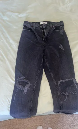 Abercrombie 90s Straight Ultra High Rise thumbnail 1