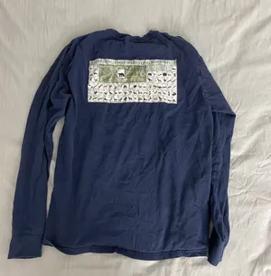 Columbia Dark Blue Long Sleeve Shirt thumbnail 4