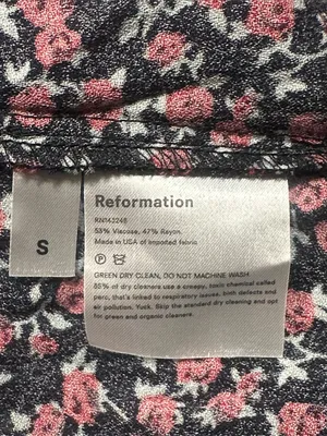 NWT Reformation Judith Midi Wrap Dress Sz S thumbnail 9