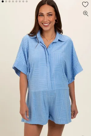 Pinkblush maternity romper  thumbnail 1