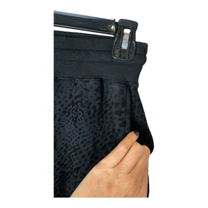Rails Pants Women XS Black Velvet‎ Tie Oakland Black Flocked Cobra Joggers thumbnail 6