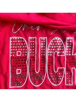 Colosseum NEW Women's Ohio State Buckeyes Embellished Tee Size XL SKU#B2484 thumbnail 5