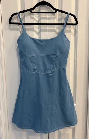 Halara Blue Corset-Style Mini Dress thumbnail 1