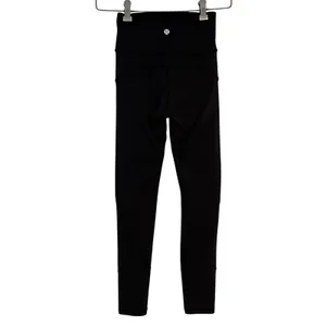 Lululemon In Movement 7/8 Tight 25" Everlux leggings Women‎ 2 Black LW5BPGS thumbnail 5