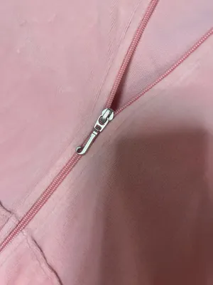 Juicy Couture Velour Zip-Up Jacket Pink thumbnail 3
