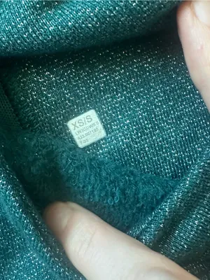 lululemon athletica Dark Green Tinsel Sparkle Half-Zip Hoodie Scuba thumbnail 6