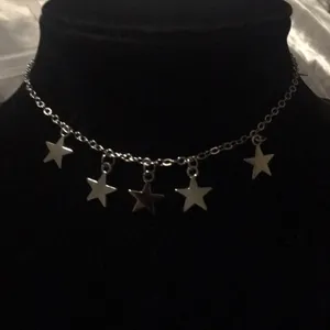 🟠Stars Silver Necklace thumbnail 1