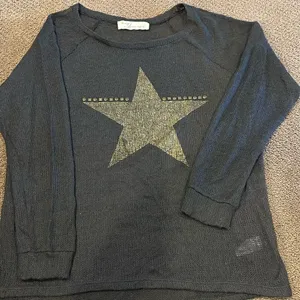 Vintage Havana Women’s Brown Sweater with Gold Heart & Grommets thumbnail 1