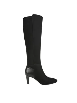 NWT Lifestride Womens Gracie High Heeled Tall Boots G6347M1 Black 8W thumbnail 4
