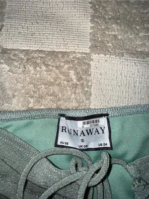 Runaway the Label Jodi Midi Dress in Sage size Small thumbnail 4
