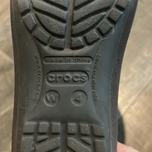 Crocs - Brown Mammoth Ballet Flat Fleece Lined Women’s Size 4‎ Slip-On Shoes thumbnail 7