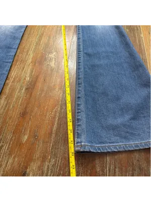 7 For All Mankind Ultra High Rise Skinny Boot Jeans Medium Wash Blue Size 28 thumbnail 11