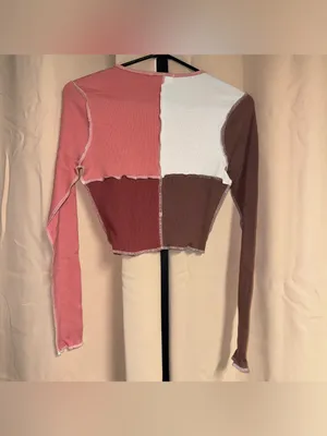 full tilt long sleeve crop top thumbnail 2