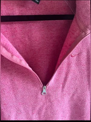 NIKE HYPERNATURALS Dessert Berry Pink 1/2-ZIP PULLOVER SWEATER‎ Size Large thumbnail 3