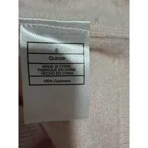 Quince‎ Mongolian Cashmere Crewneck Sweater Light Pink Women's Size Small thumbnail 9