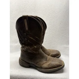 SHYANNE WOMEN'S XERO GRAVITY LITE FLAG WESTERN PERFORMANCE BOOTS Brown Size 9M thumbnail 3