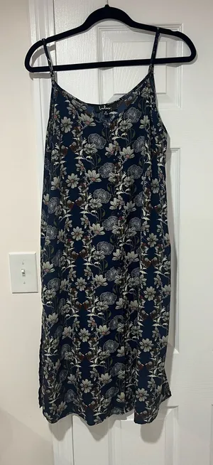 Lulus boho flowy floral tank midi dress thumbnail 1