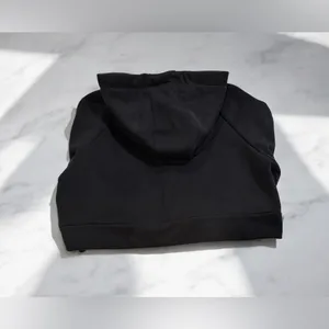 GYMSHARK Women’s Black Cropped Hoodie Size Medium thumbnail 3