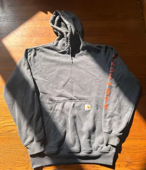 Grayish Blue Carhartt Hoodie thumbnail 1