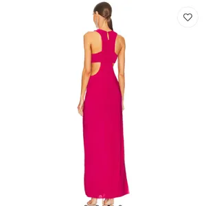✨ MISA Los Angeles Lyra Cutout Maxi Dress Fuchsia Pink Revolve XS NWOT ✨‎ thumbnail 2
