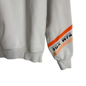 White Fox SDX WFA White Logo Striped Crewneck Long Sleeve Sweatshirt Size Small thumbnail 5