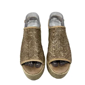 Steven Steve Madden Courage Raffia Espadrille Platform Sandals 7.5 Beachy thumbnail 3