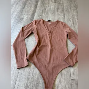 Amazon Brown Long Sleeve Bodysuit thumbnail 5