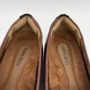 Cobb Hill by Rockport Womens 6.5 Janney Penny Loafers Burgundy Leather Lug Sole thumbnail 10