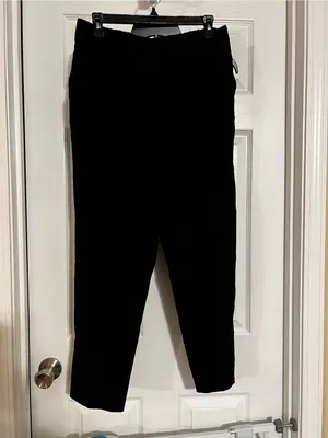 Time and Tru Black Tailored Ankle Pants Size M thumbnail 2
